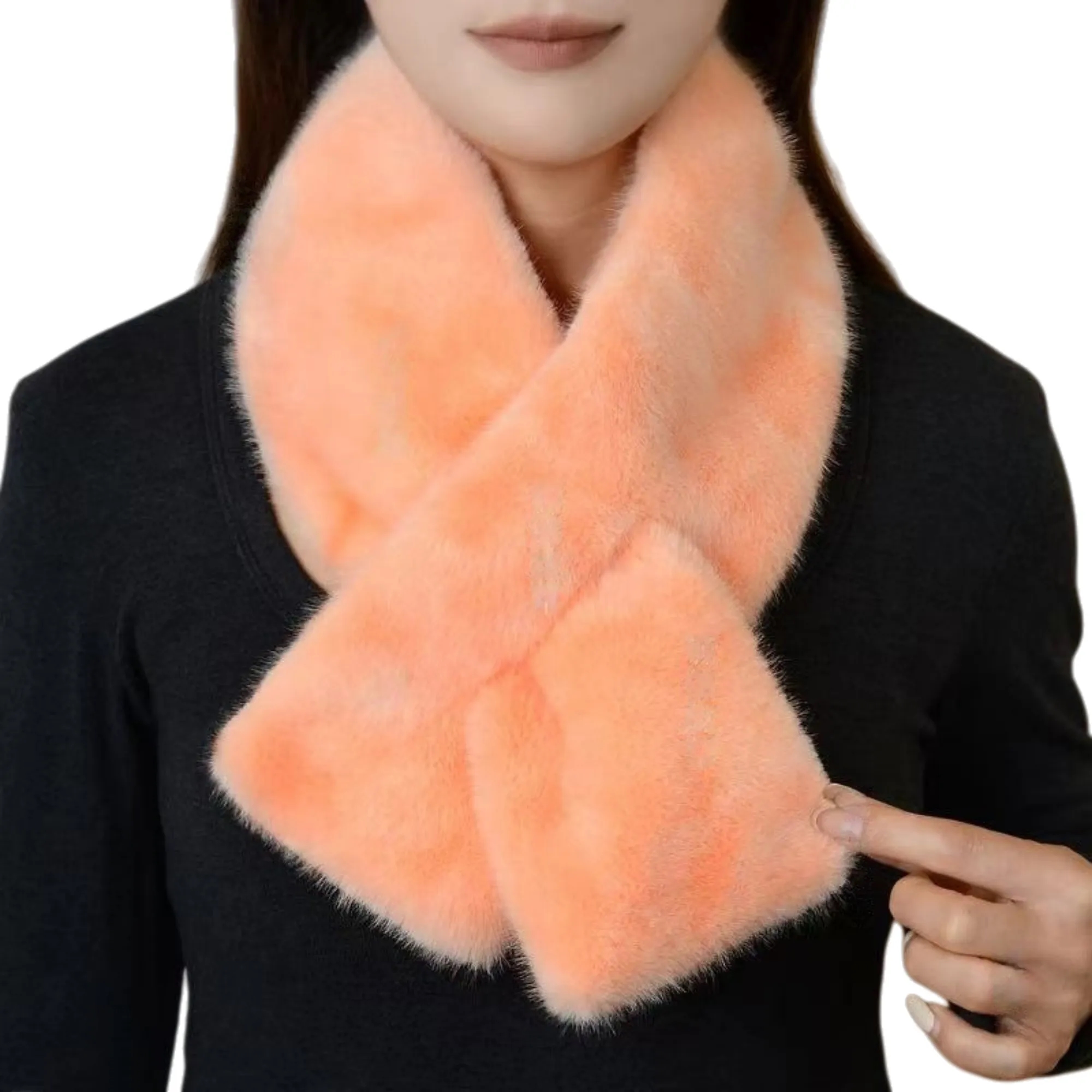 Gradient Color Womens Scarf Warm 3