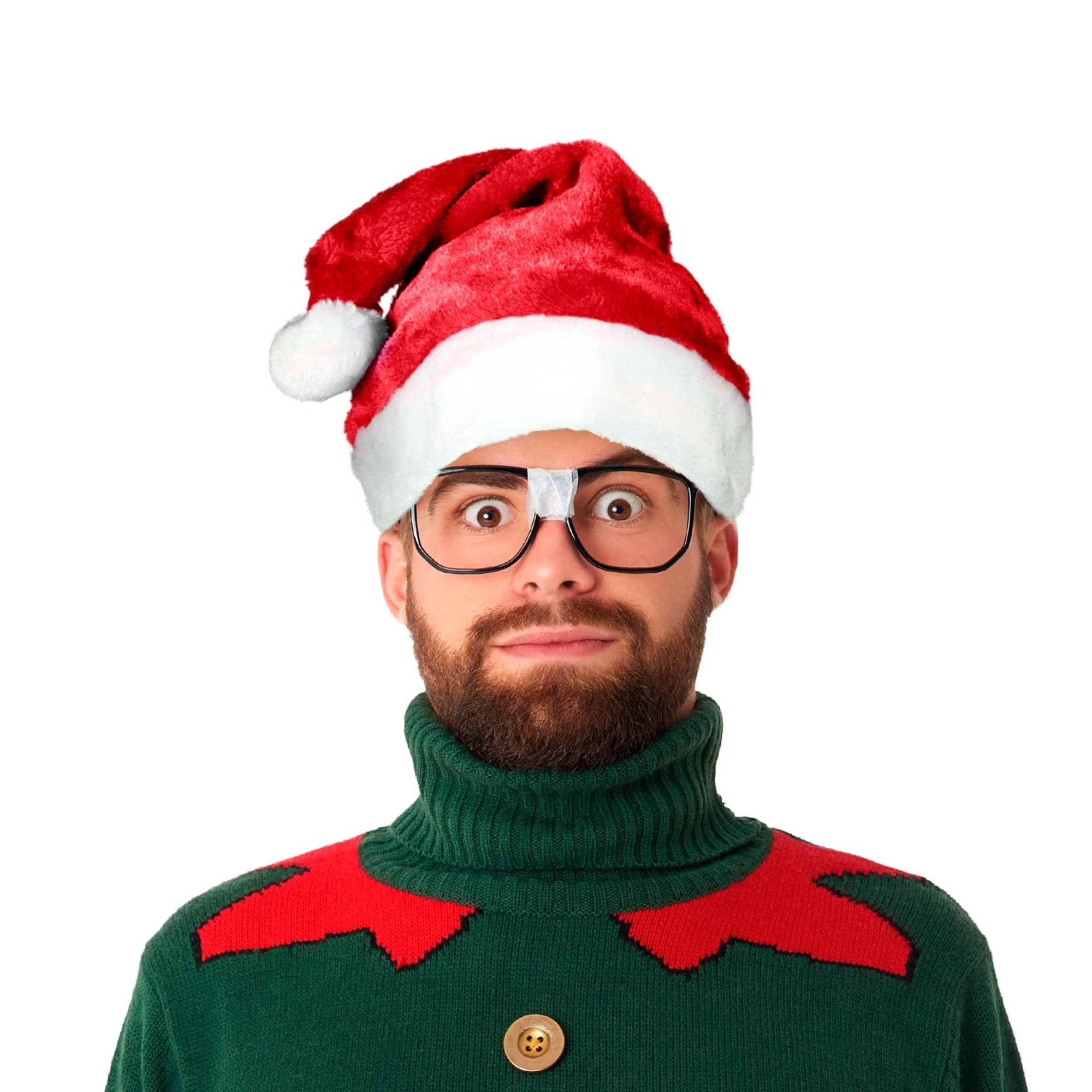 Adult Santa Plush Hat