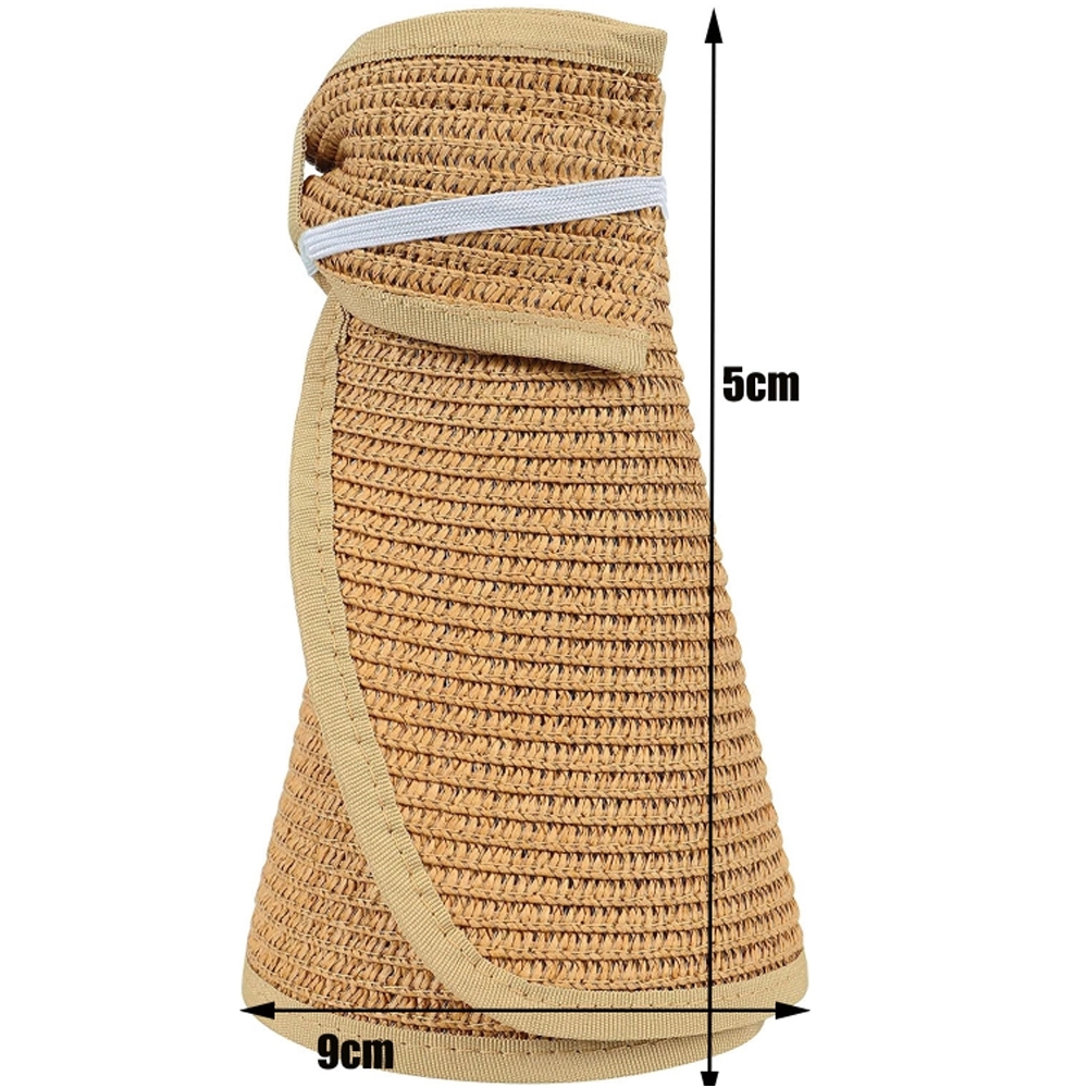 Foldable Cool Straw Hat With Large Brim 9