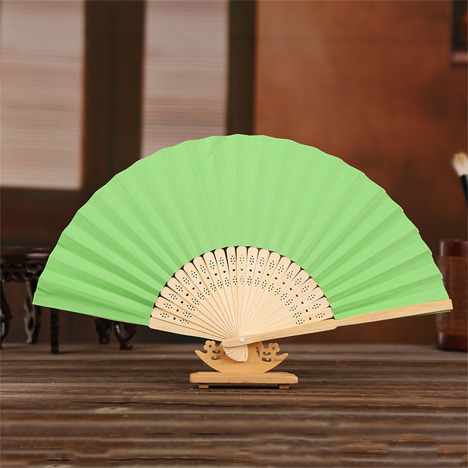 DIY Colorful Foldable Paper Fan 3