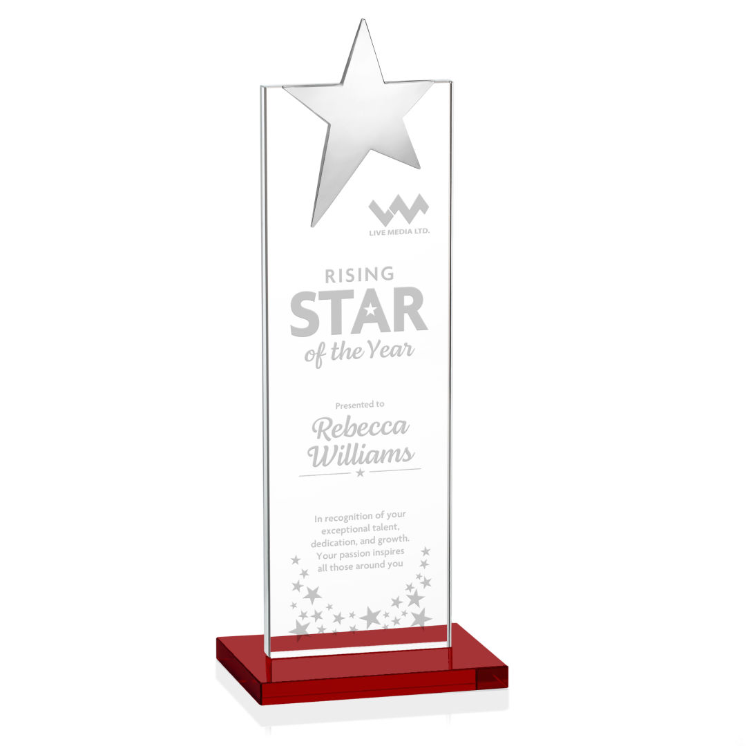 Bryanston Chrome Star Award - Red 10