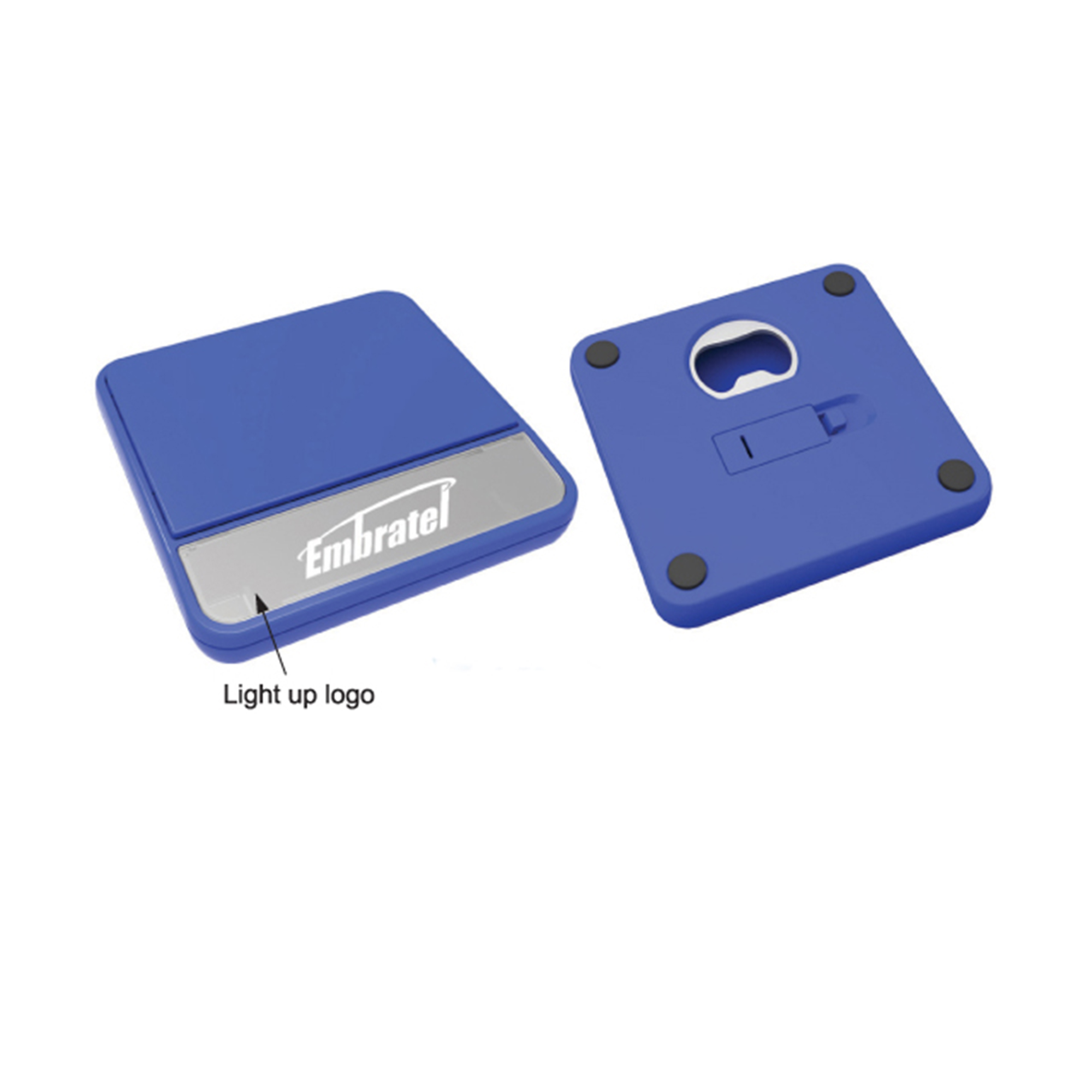 Coaster With Bottle Opener And Light 2