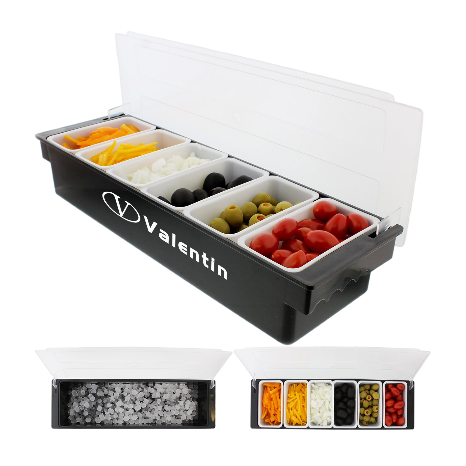 Six Grids Fruit Salad Platter 2