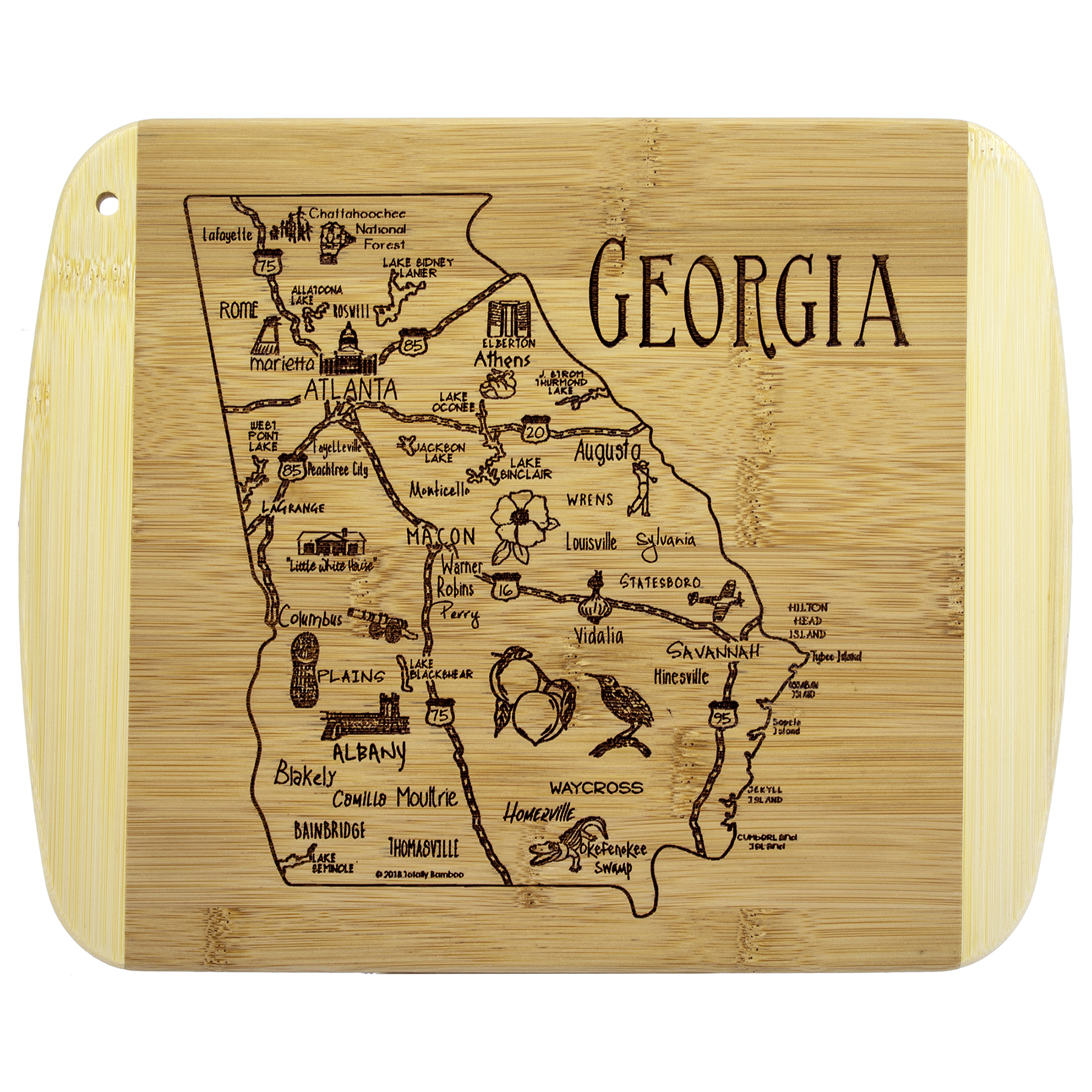 A Slice of Life Georgia Serving & Cutting Board 6