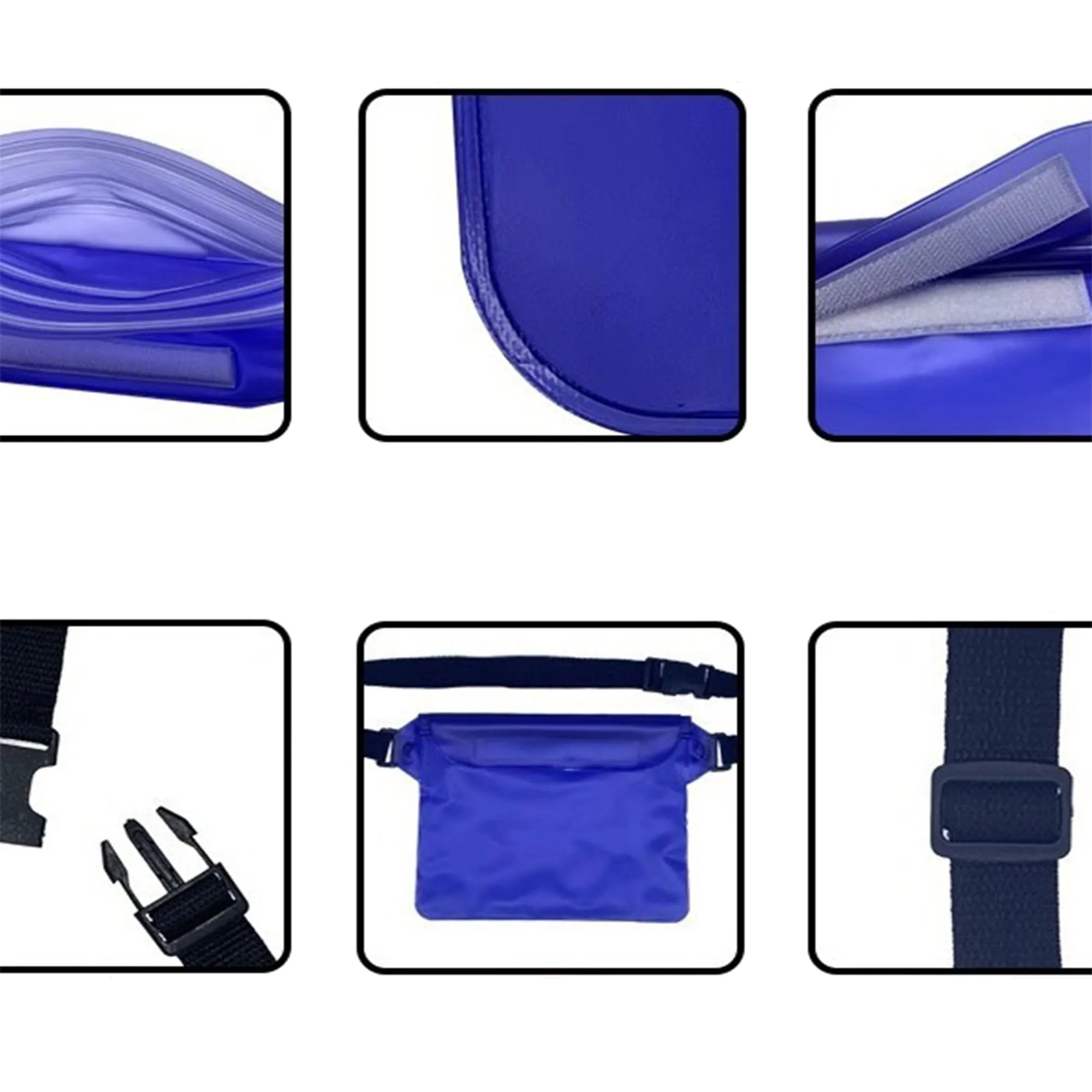 Waterproof  Beach Pouch With Waist Strap 4