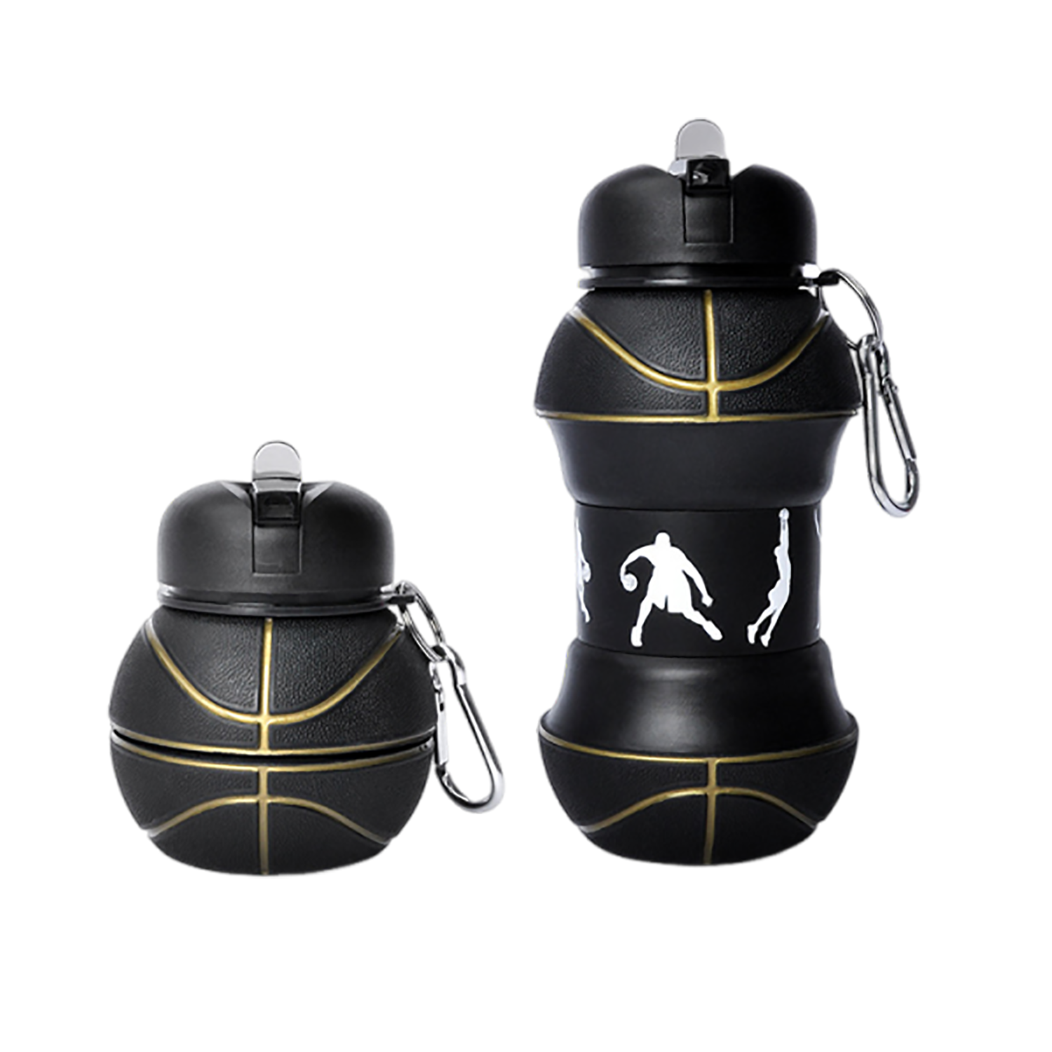 19oz Portable Foldable Silicone Sports Water Bottle For Kids 5