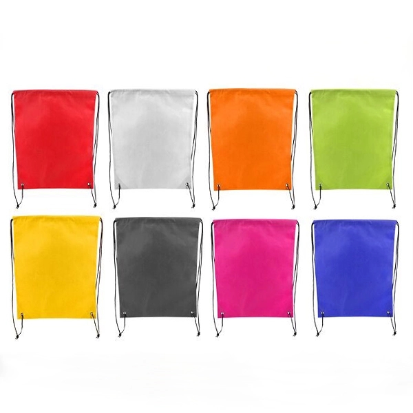 Non Woven Drawstring Sportpack, custom drawstring bag with logo imprint 3