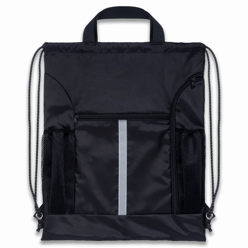 Drawstring Sports Backpack Bags With Bottle Holders 3