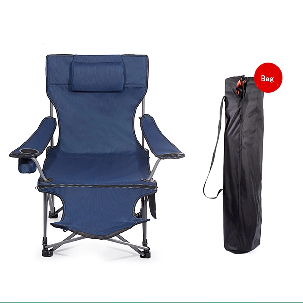 2 In 1 Folding Camping Chair 3