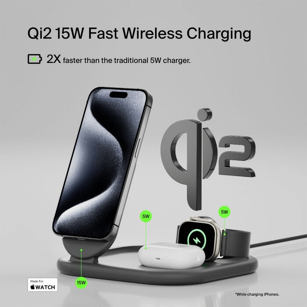 Belkin 3 in 1 Magnetic Wireless Charger 2