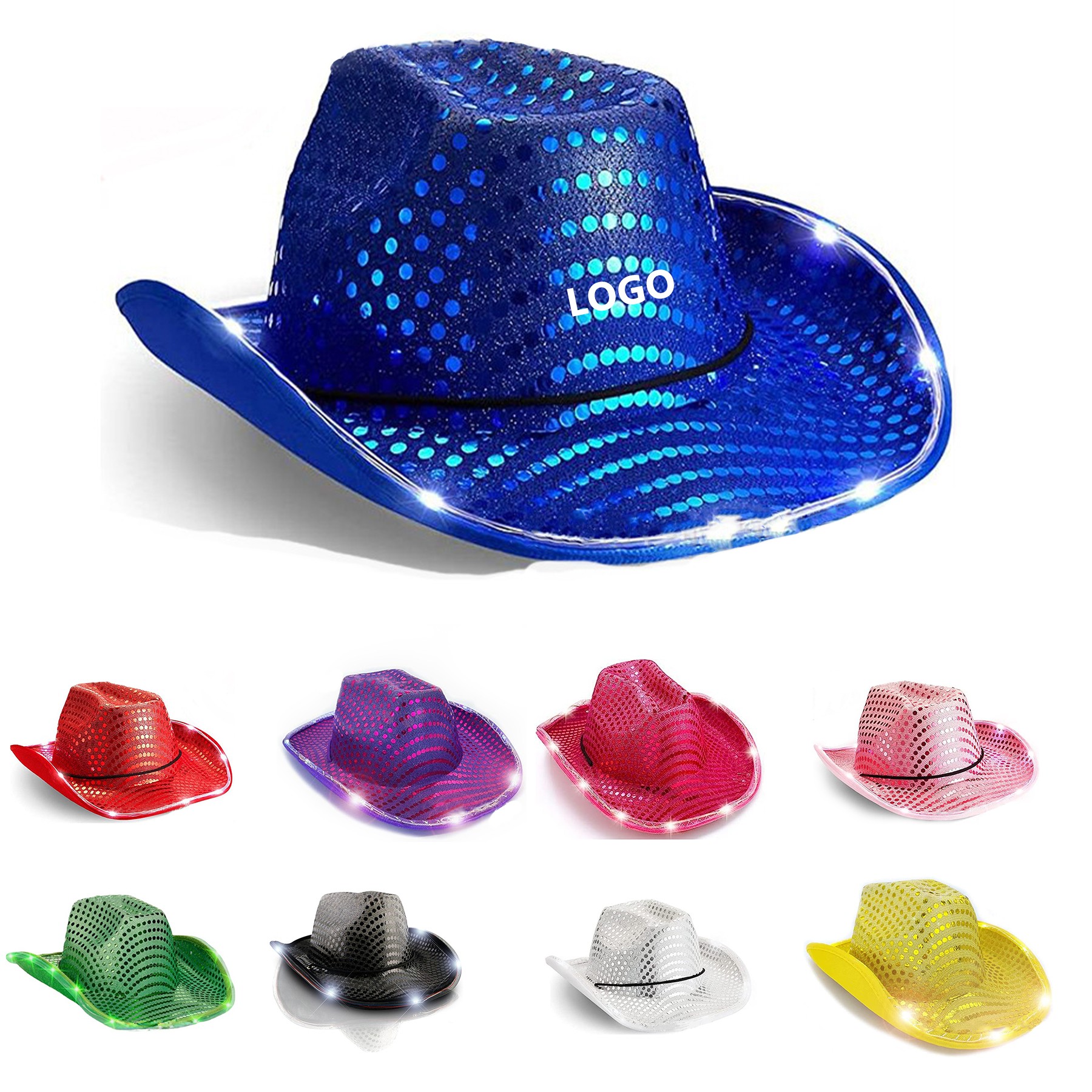 Cowboy Hat with Lamp