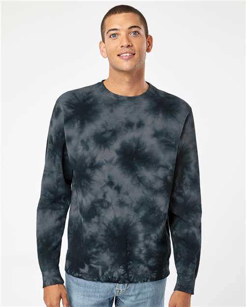 Unisex Midweight Tie-Dyed Crewneck Sweatshirt - PRM3500TD 48