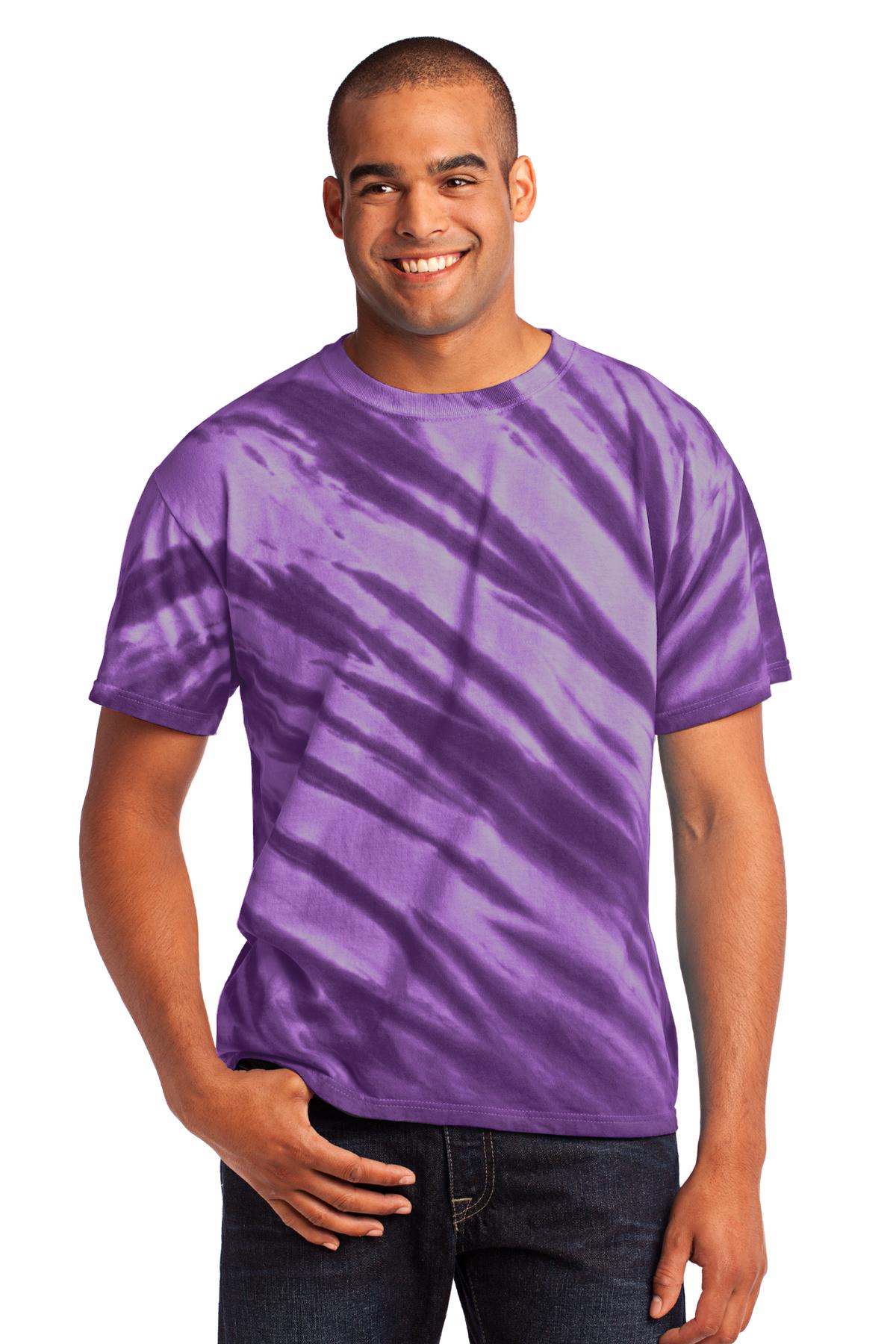 Port & Co Tiger Stripe Tie-Dye Tee. PC148 10