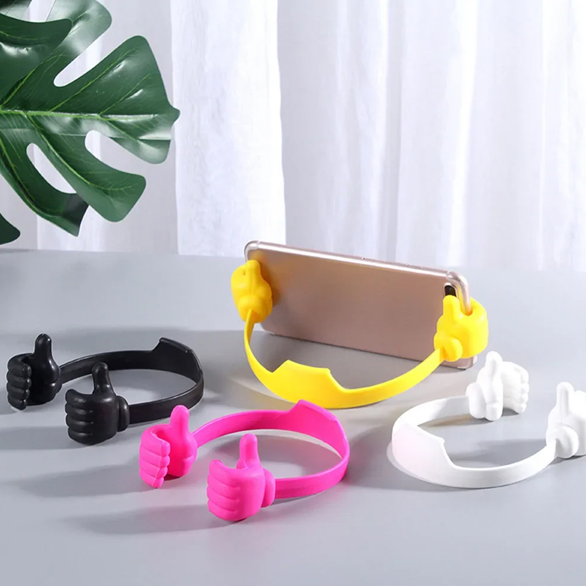 Thumbs Up Flexible Phone Stand for Desk or Promo Use 3