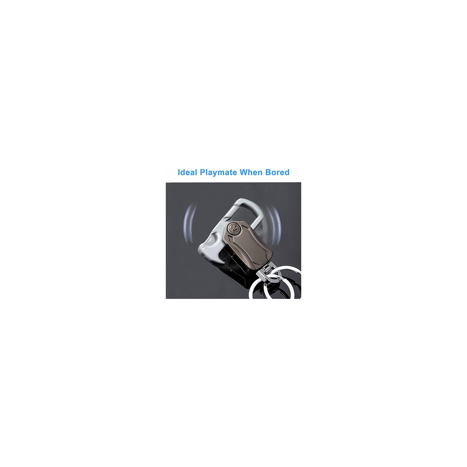 Multifunctional Finger Spinner Metal Keychain 3