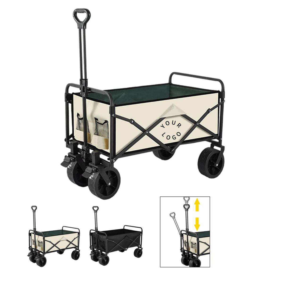 Heavy Duty Folding Camping Wagon with Brake System 5