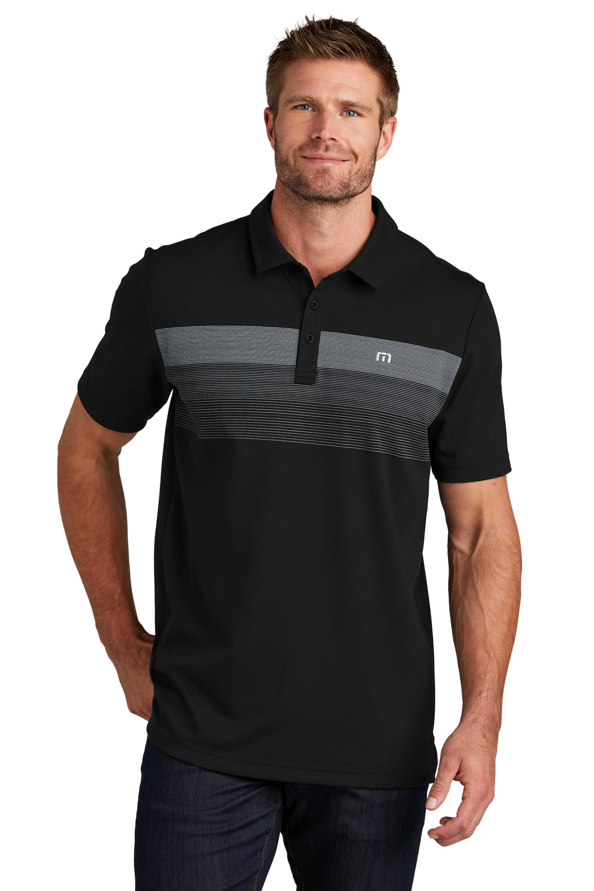 TravisMathew® Coastal Chest Stripe Polo 23