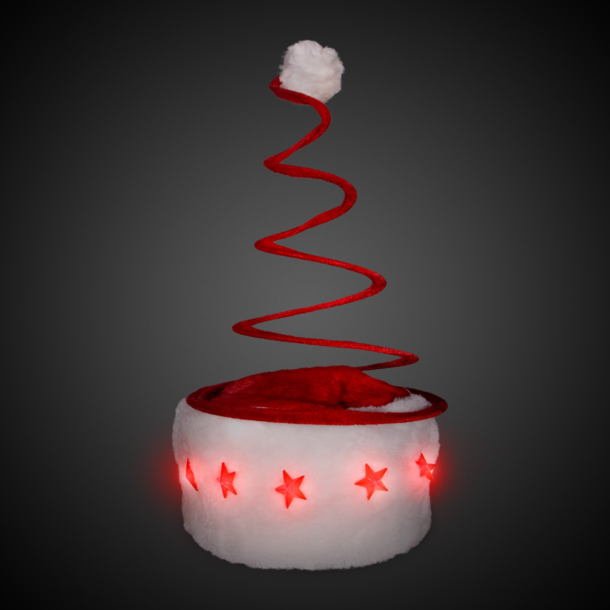 LED Light Up Spring tree Santa Novelty Hat 3