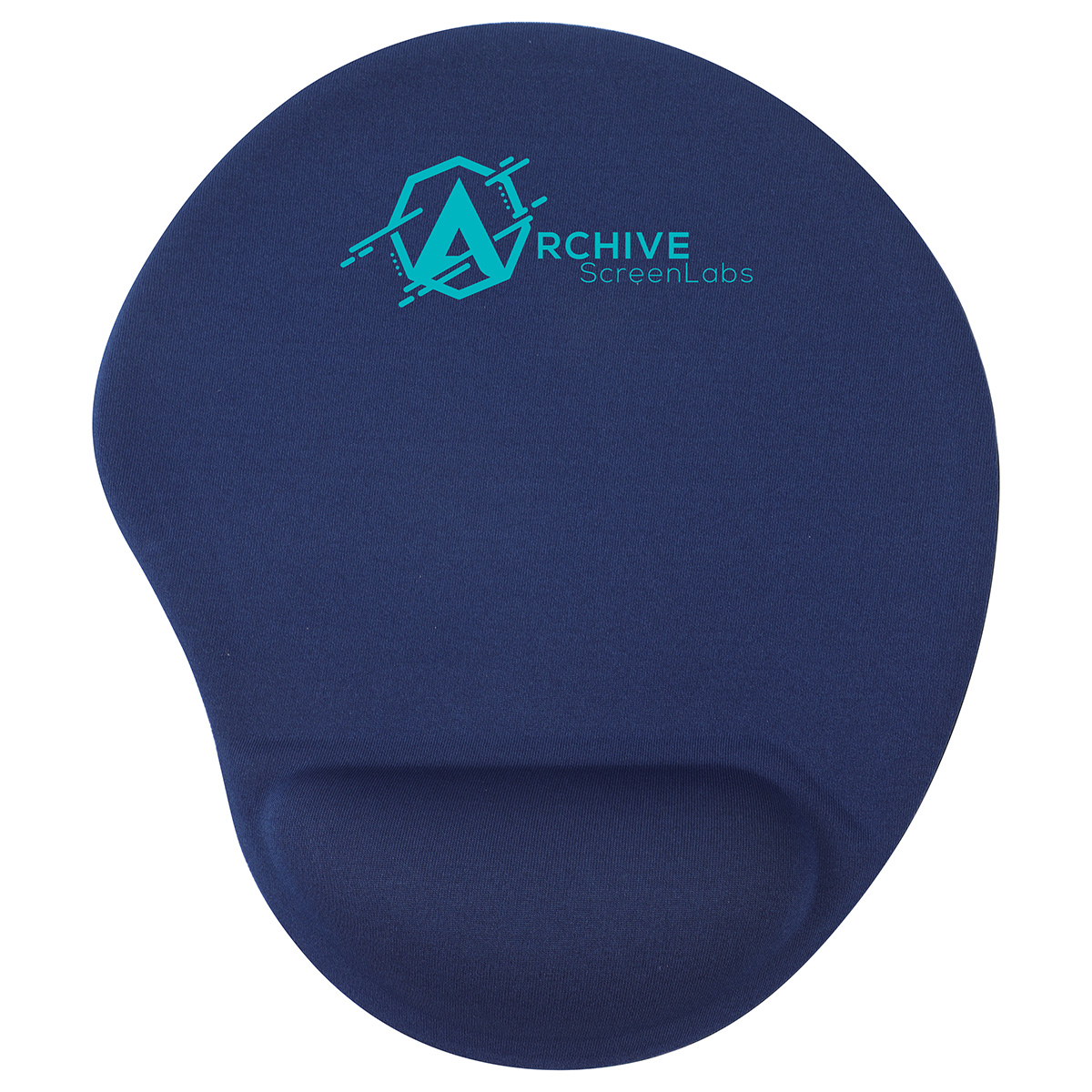 Wave Non-Slip Mouse Pad with Gel Wrist Rest 24