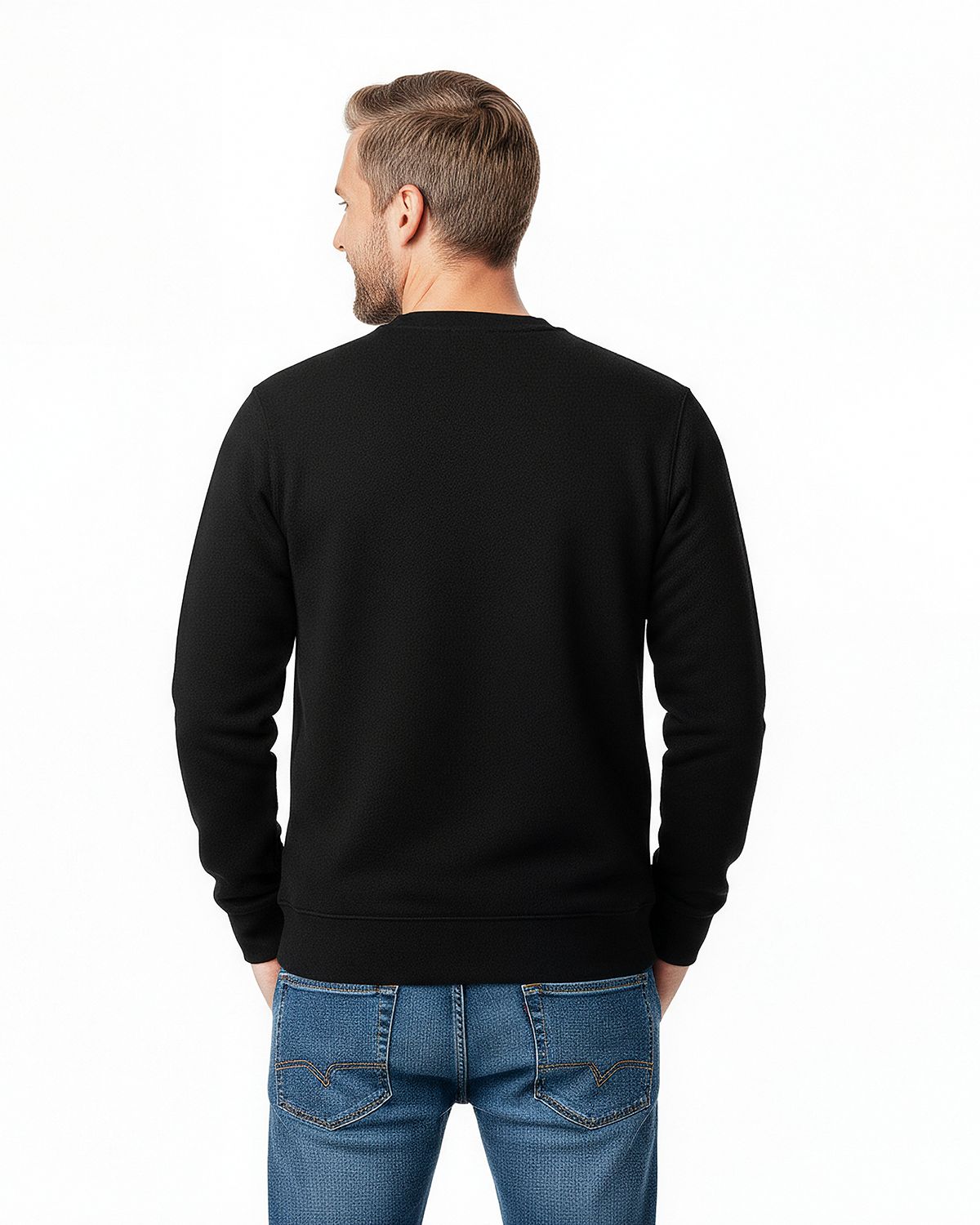 Clique Haven Recycled Mens Crewneck Sweatshirt 2