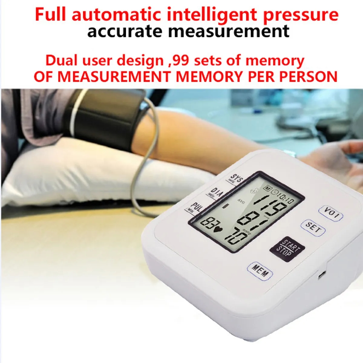 Arm Blood Pressure Monitor 3