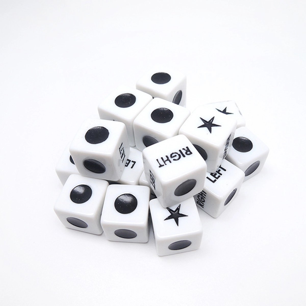Custom Left Right Center Dice Set Board Game 6