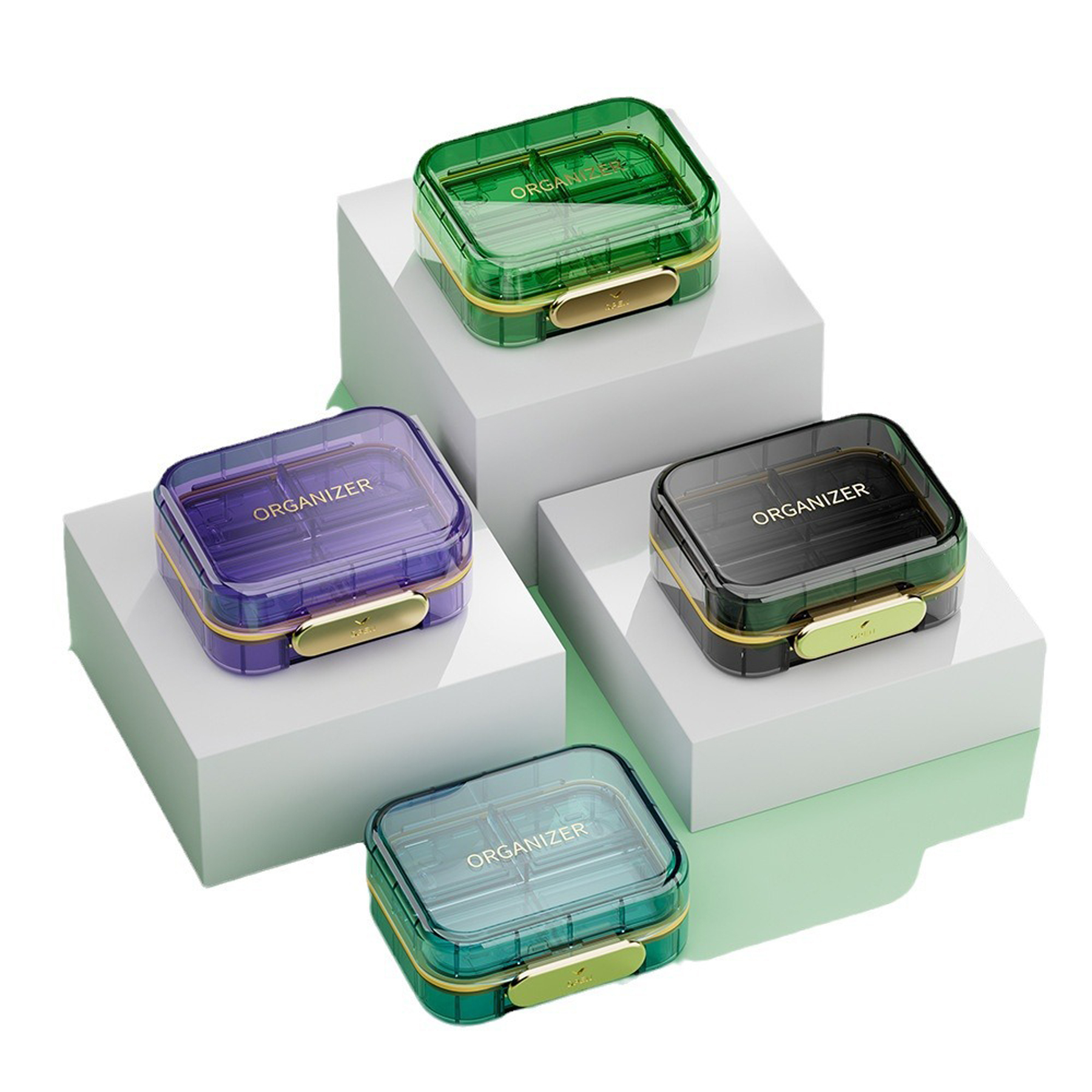 Travel Pill Organizer with 7 Compartments 5