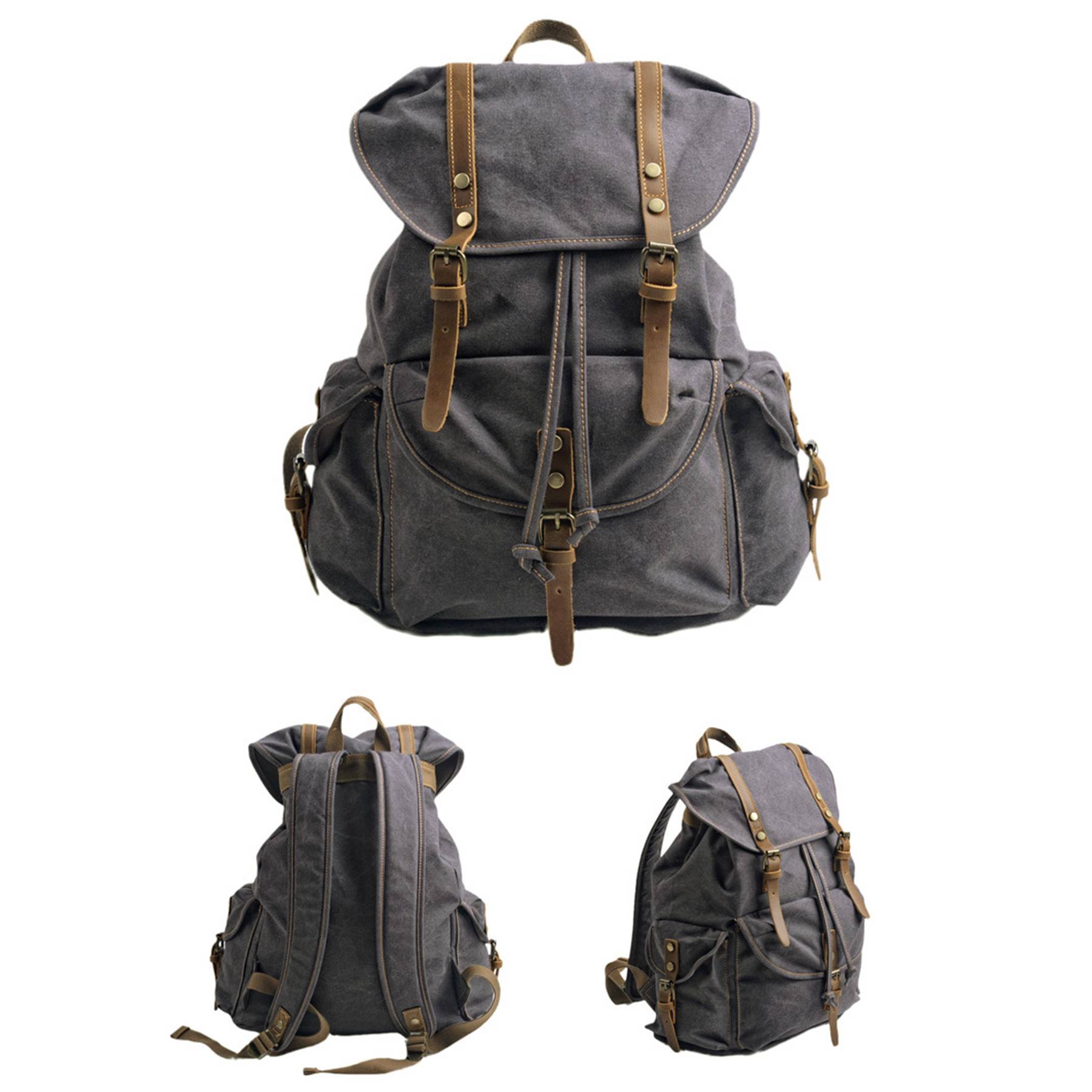 Canvas Vintage Backpack 11