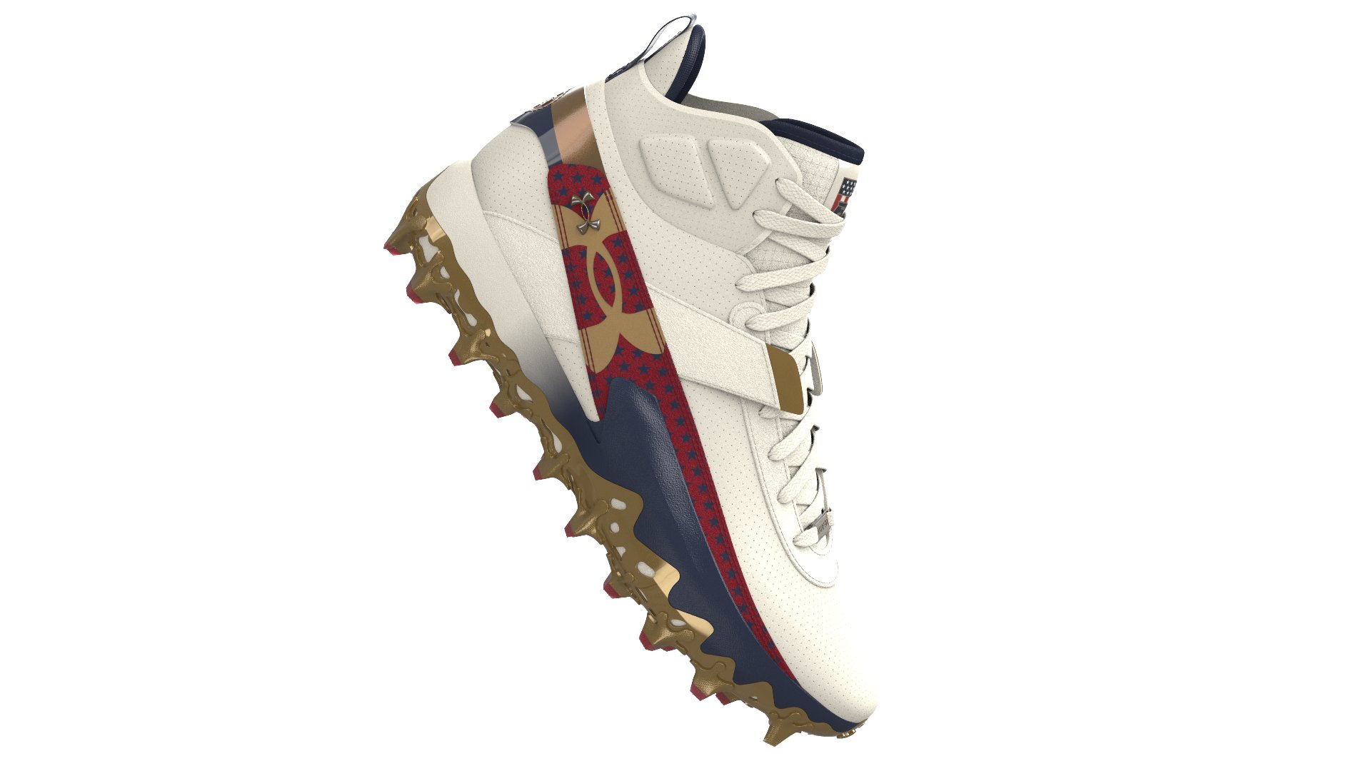 UA Harper 10 Pro TPU LE USA Men's Baseball Cleats 2