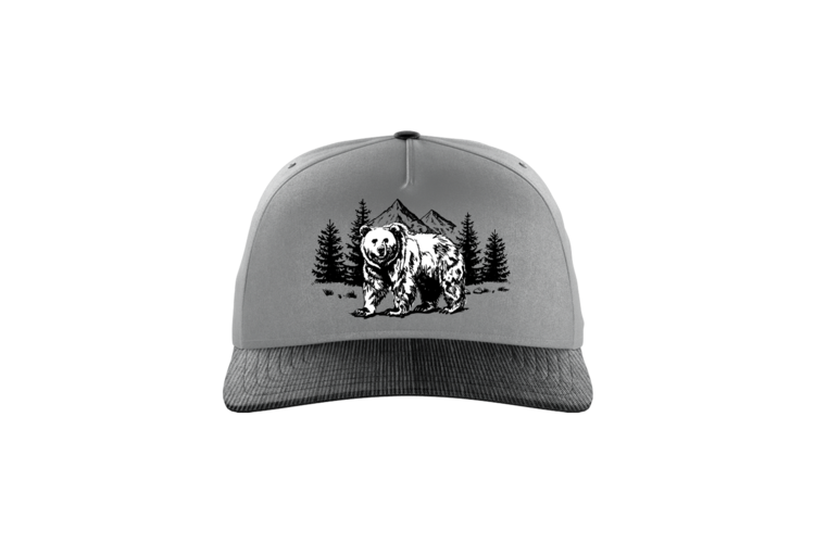 Waggle Grizz Corduroy Brim Hat 1