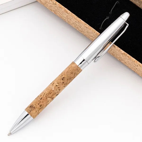 Cork Ballpoint Pen in gift Box 4