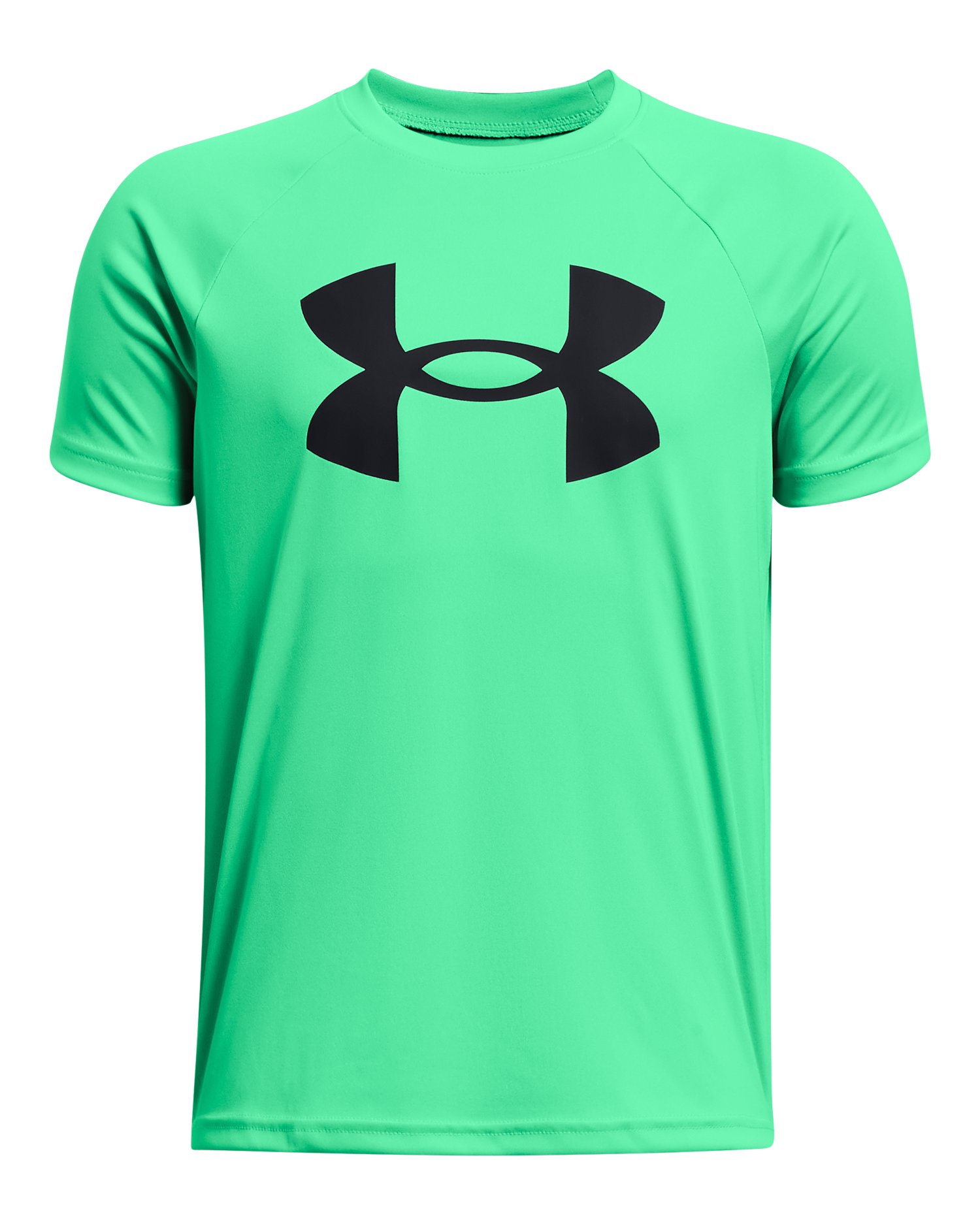 UA Tech Big Logo Boys' Short Sleeve 9