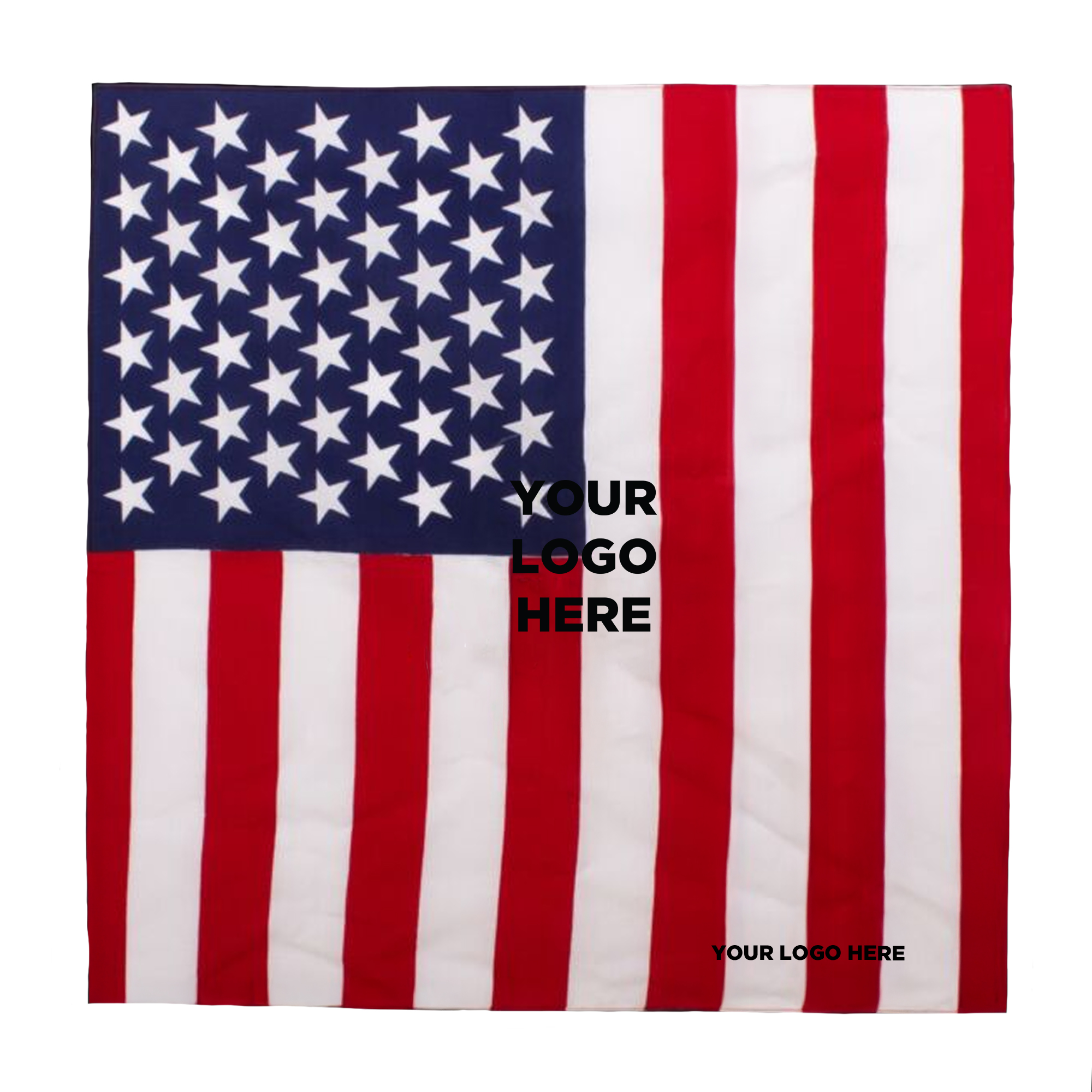 US Flag Bandana 22" x 22" 4