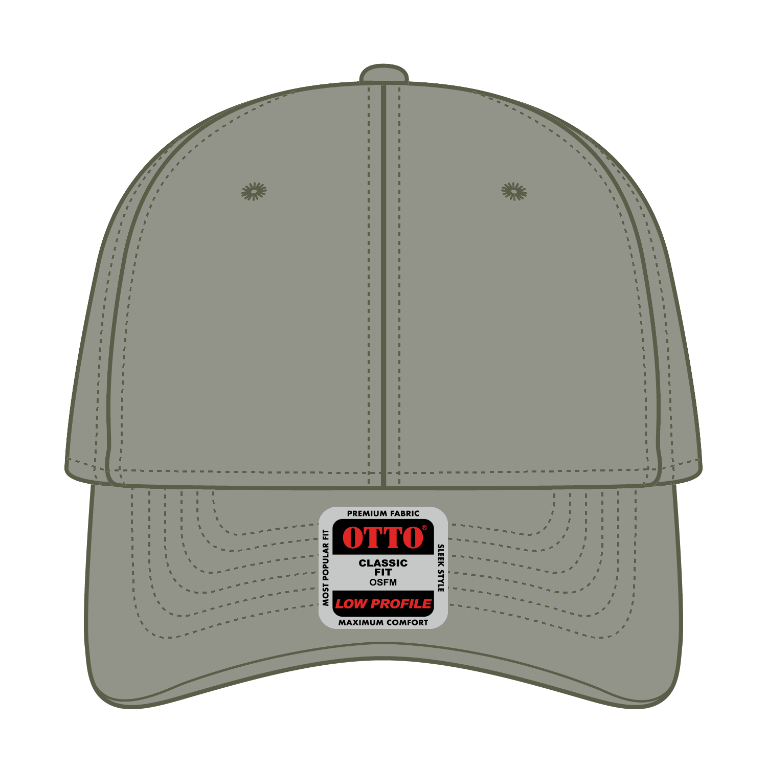 OTTO CAP® 6 Panel Low Profile Baseball Cap 94