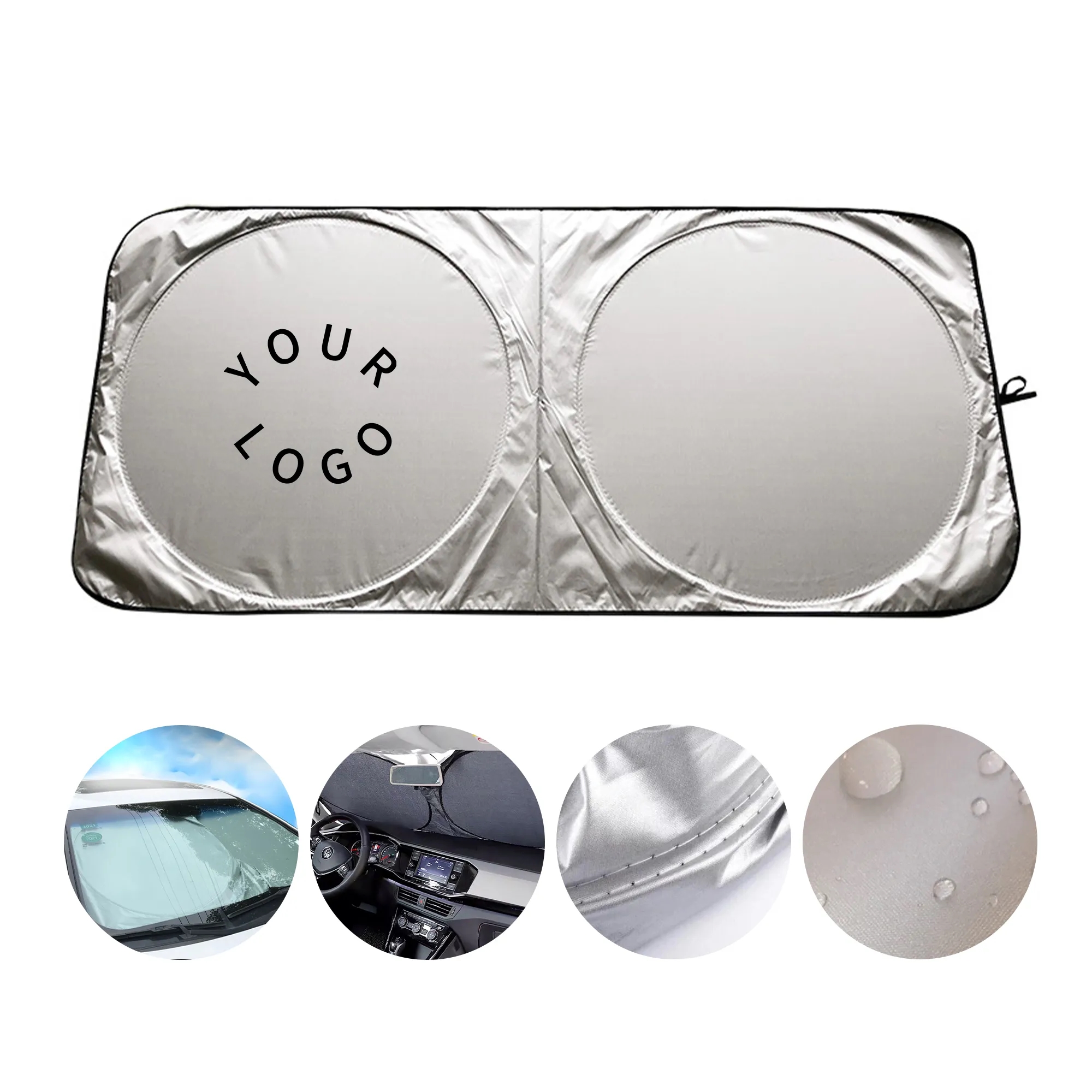 MOQ 50 UV-Protective Car Windshield Shade 4