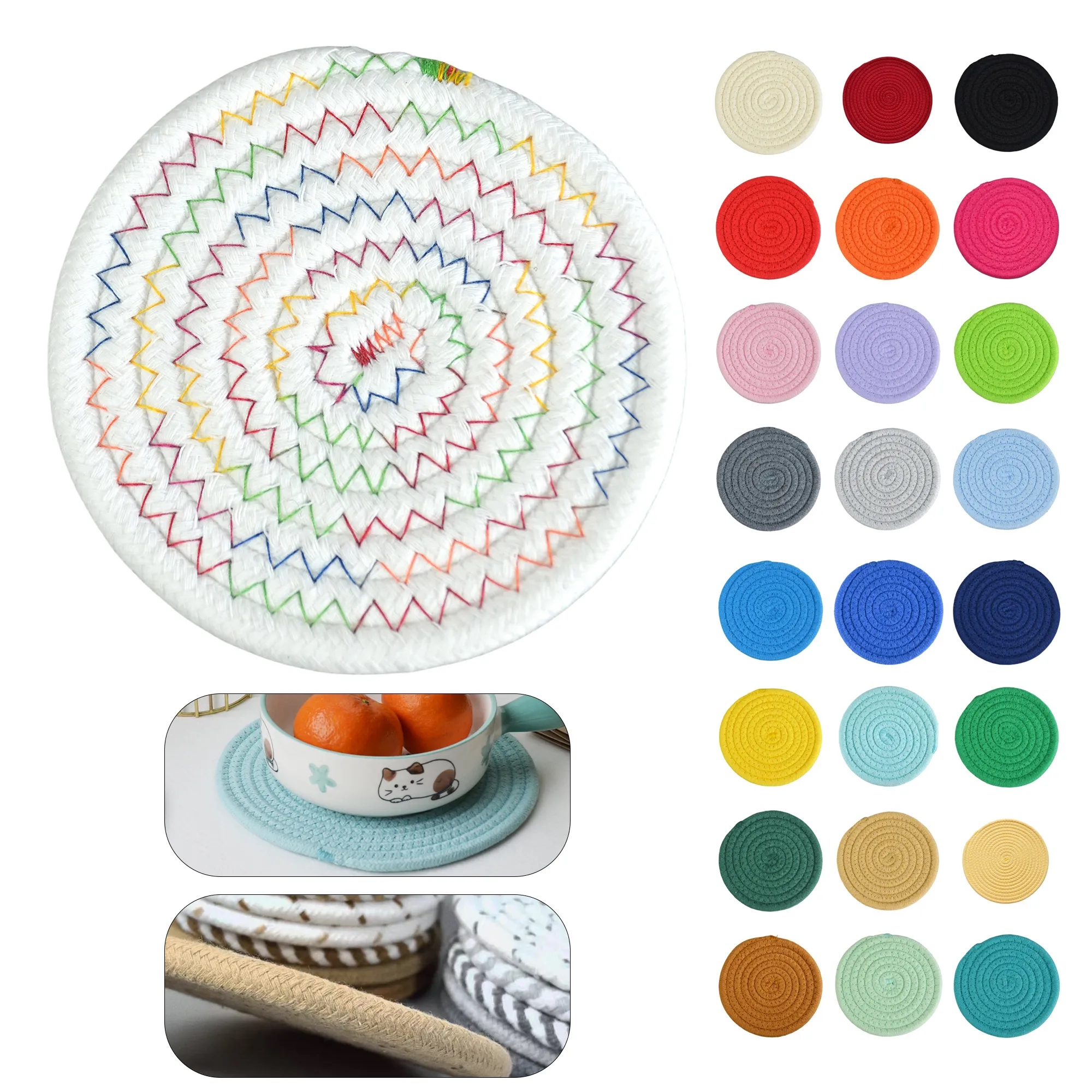 Round Thickened Insulated Pad 8