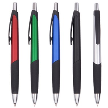 PLASTIC BALLPOINT BUDGET PEN WITH PUSH ON/OFF FUNCTION 1