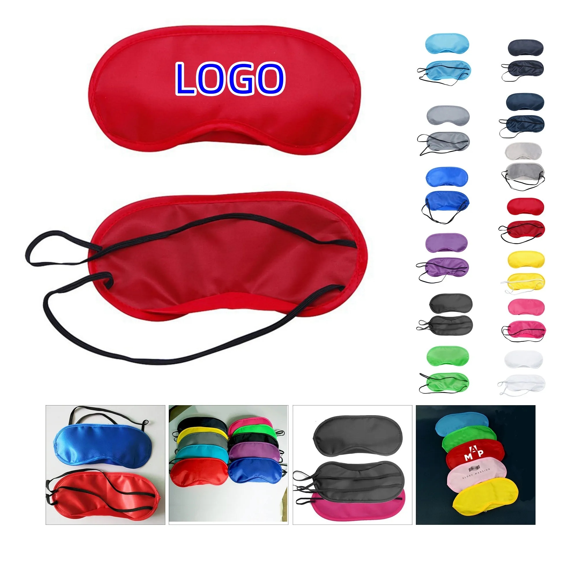 Full Color Polyester Sleep Mask 5