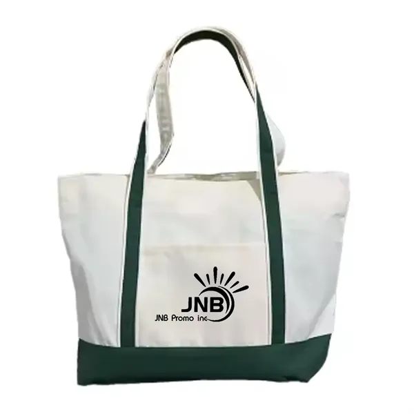 Stylish and Durable Zippered Boat Tote