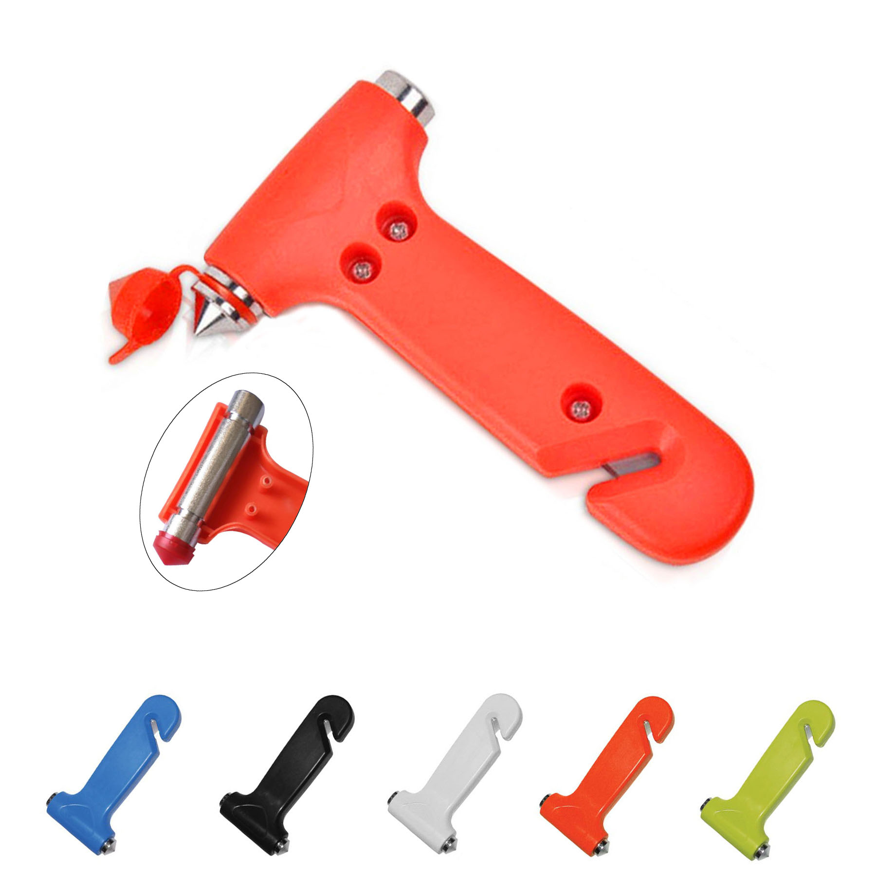 Seat Belt Cutter Solid Emergency Car Hammer 2