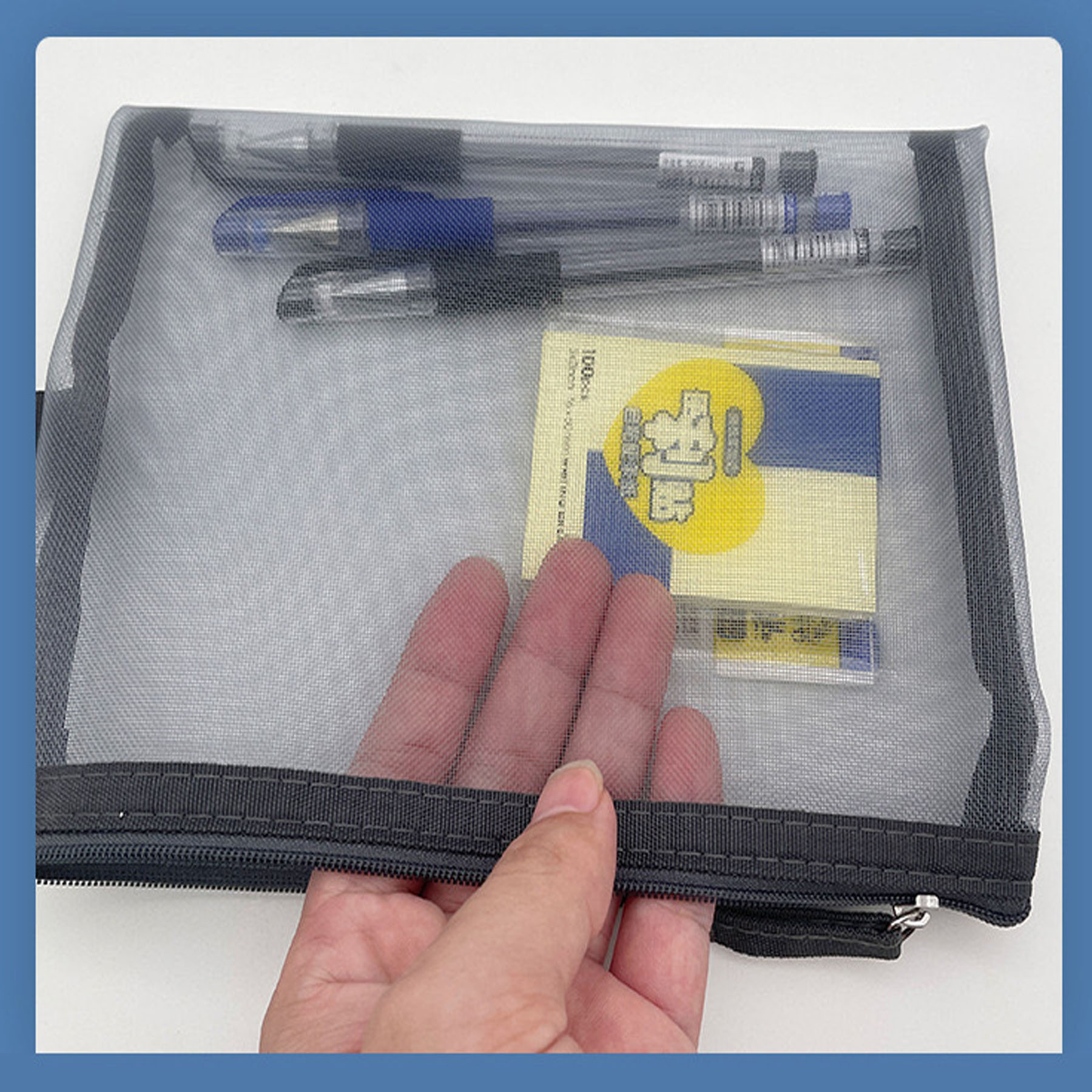 Clear Mesh Document Organizer Bag 3