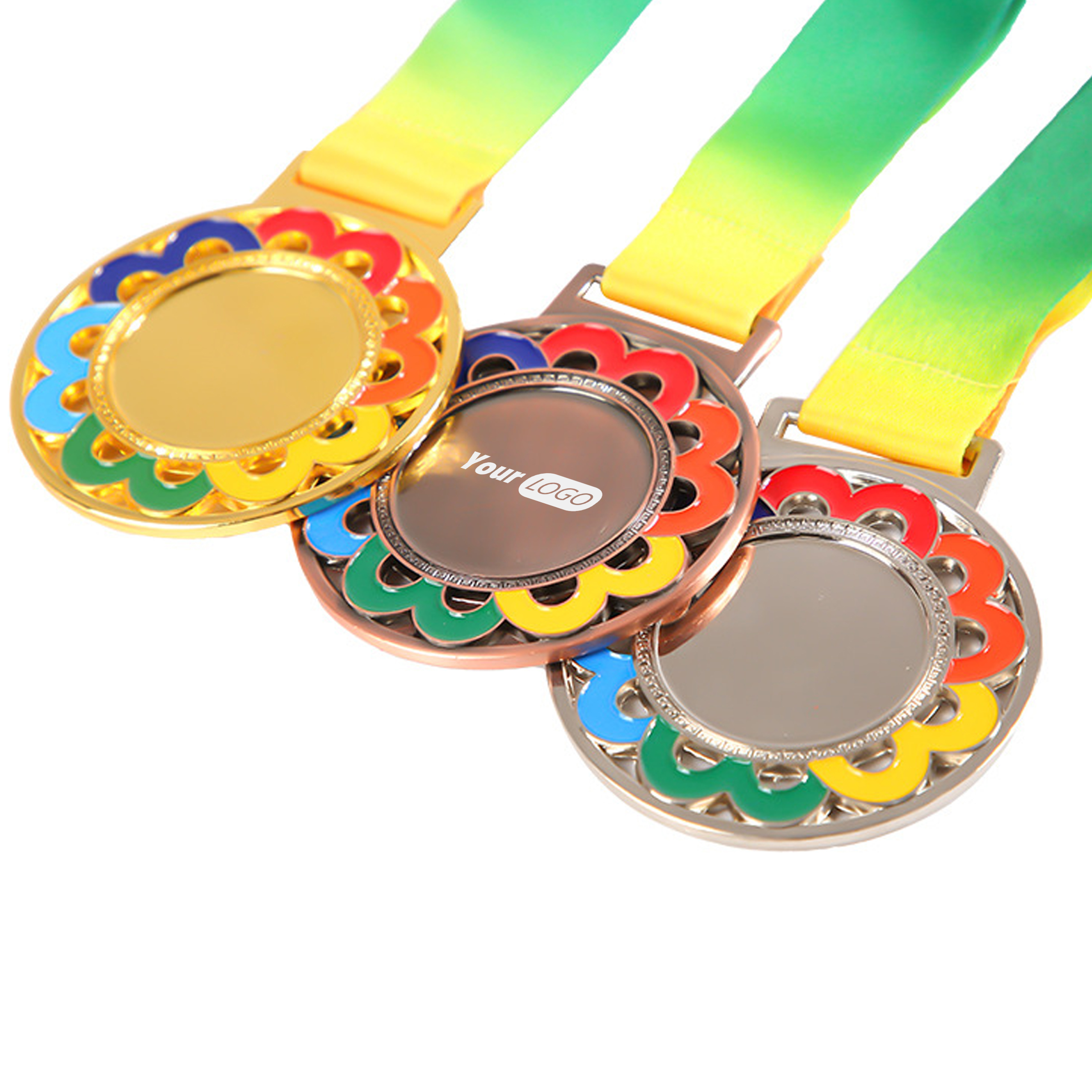 Zinc Alloy Vibrant 5K Race Medal ?C Celebrating Achievement In Style 3