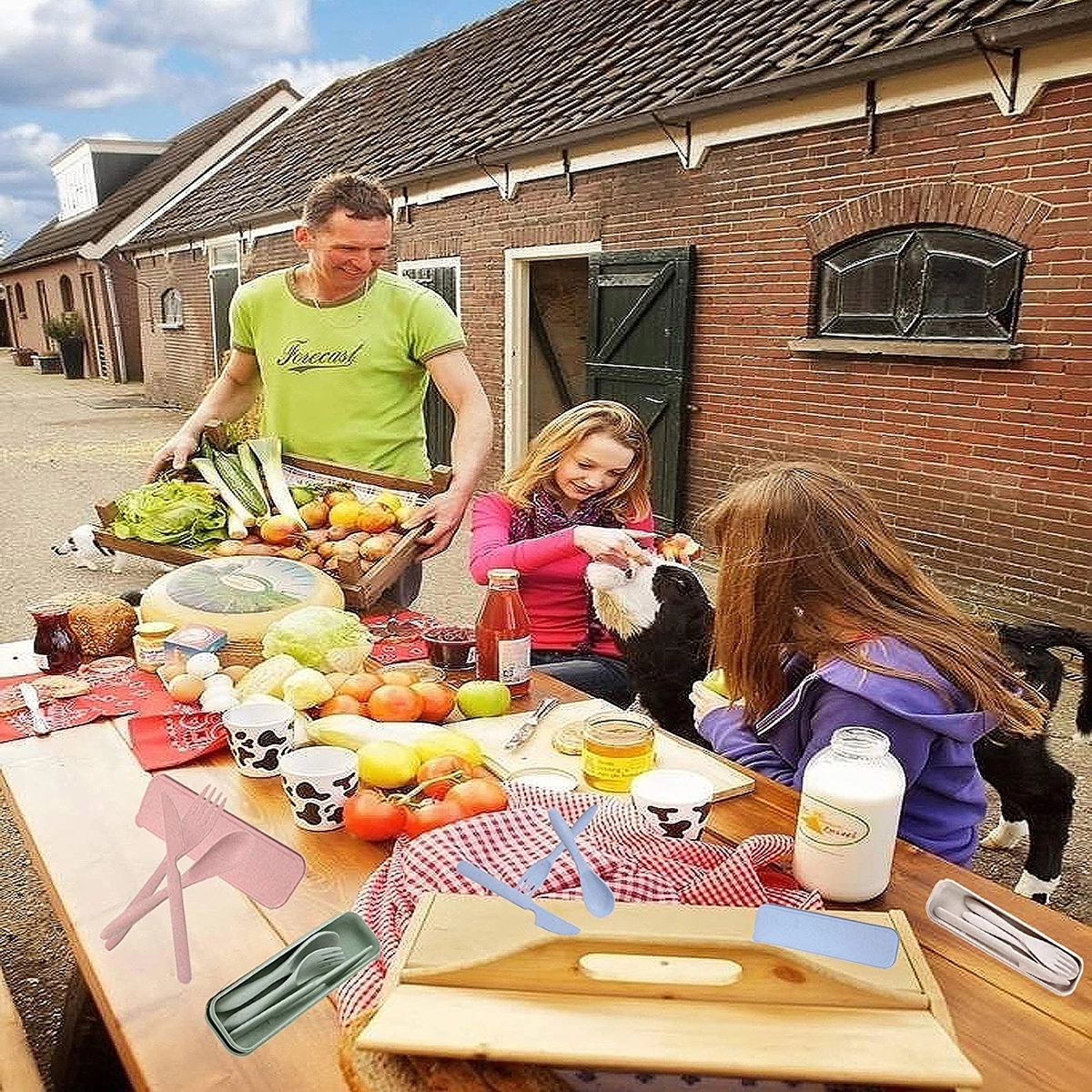Wheat Straw Cutlery Set 5