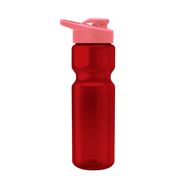 Blazer 28oz Transparent Bike Bottle w/Drink-thru Lid 451