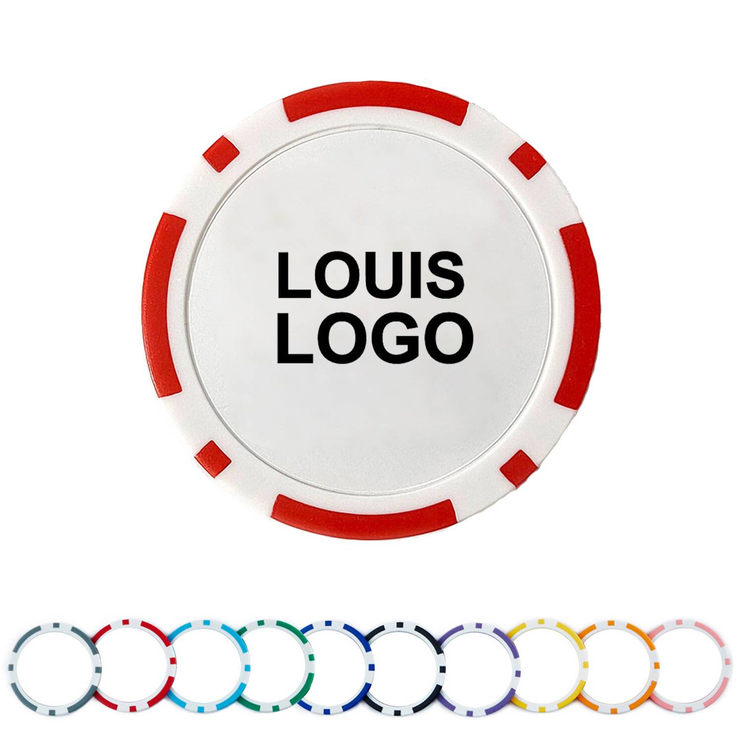ABS Poker Chip Ball Marker 6