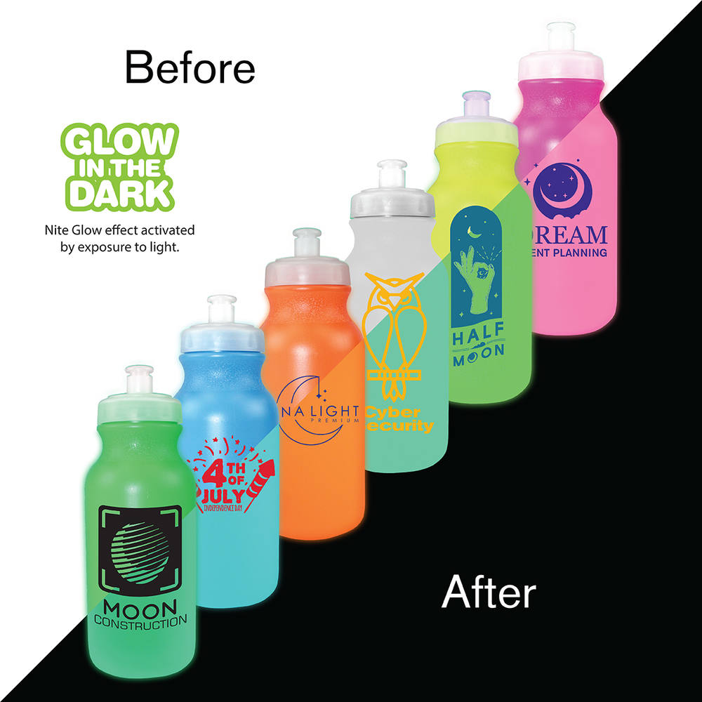 20 oz. Nite Glow Value Cycle Bottle with Push 'n Pull Cap 15
