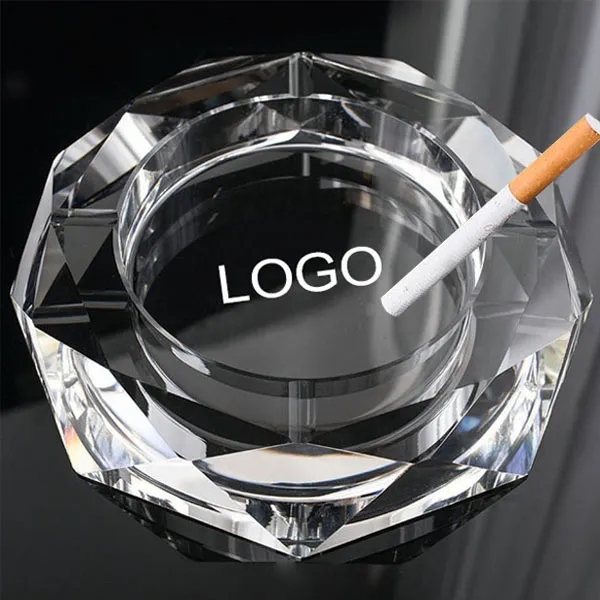 Luxury Crystal Octagon Ashtray 2