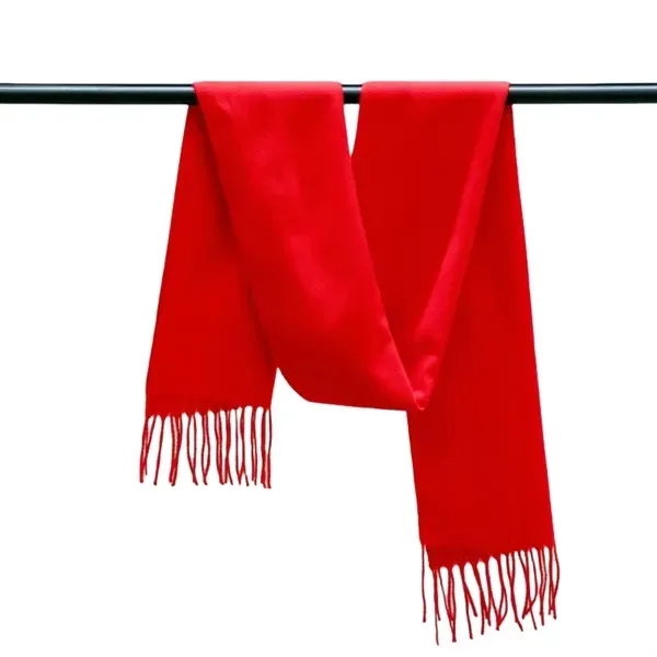 Soft Cashmere-Like Shawl Scarf with Solid Color Wrap 7