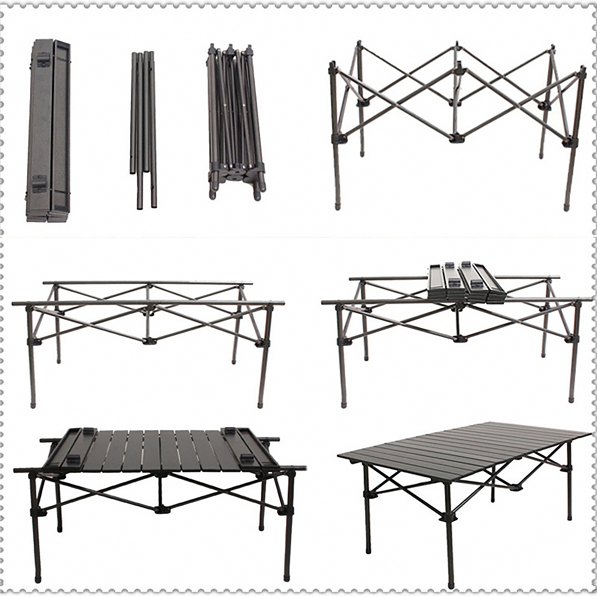Lightweight Aluminum Folding Camping Table 4