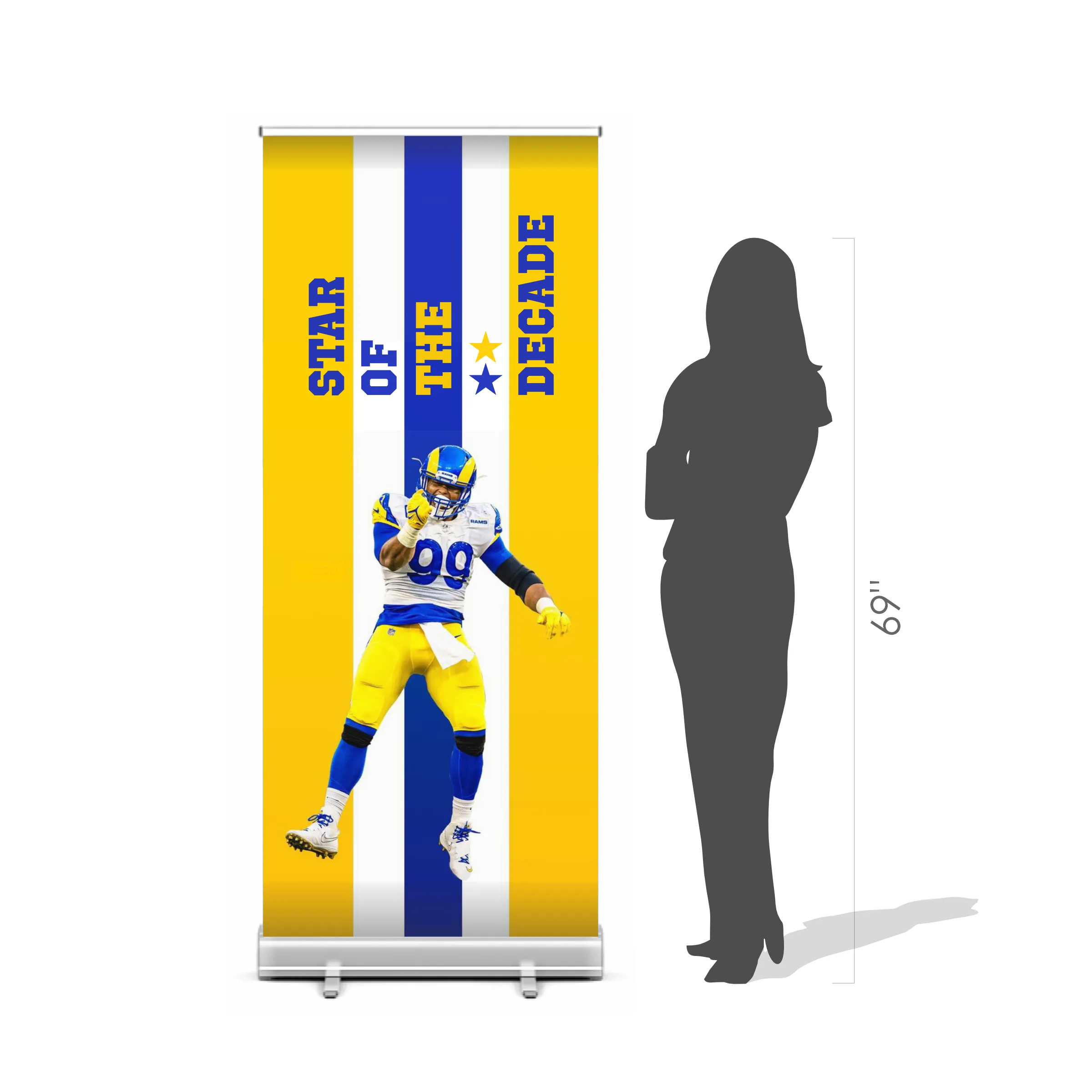 31.5" x 78" Standard Retractable Banner Kit/Product Bundle 7